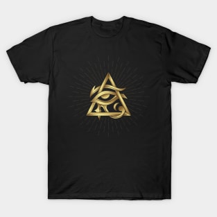 Esoteric Egyptian Eye Sacred Geometry Occultism T-Shirt